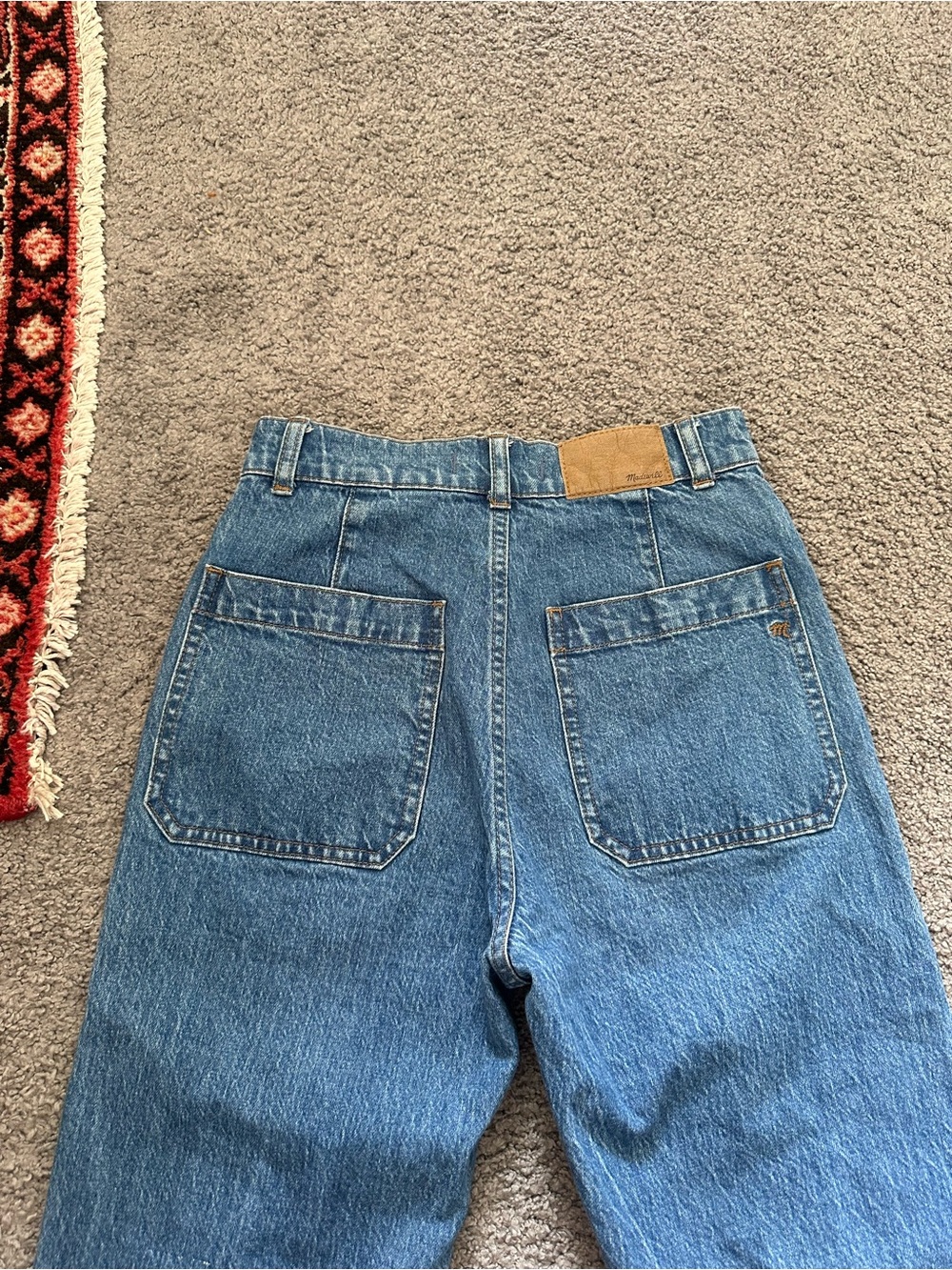 Madewell 90s Straight Utility Jeans - Picture 7 of 9